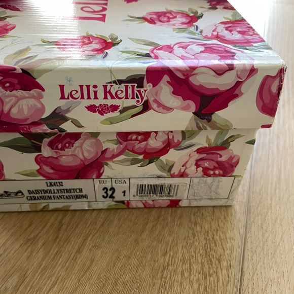 Girls Lelli Kelly Spring Mary Jane Pink/Red 4132 US 1 - Picture 4 of 4